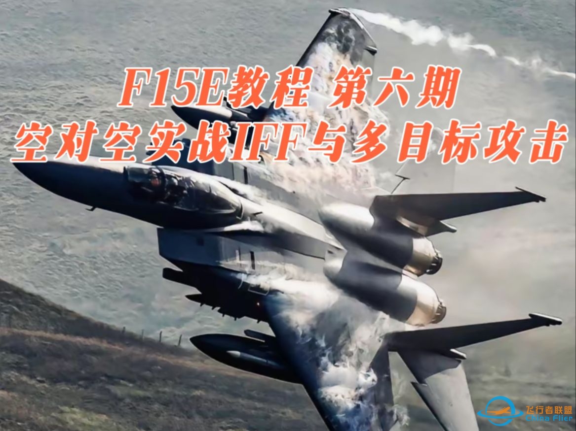 【DCS F15E教程】第六期 空空实战,多目标攻击以及IFF敌我识别-8125 