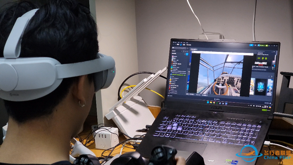 很好的VR，使我的室友对飞行模拟感兴趣-675 
